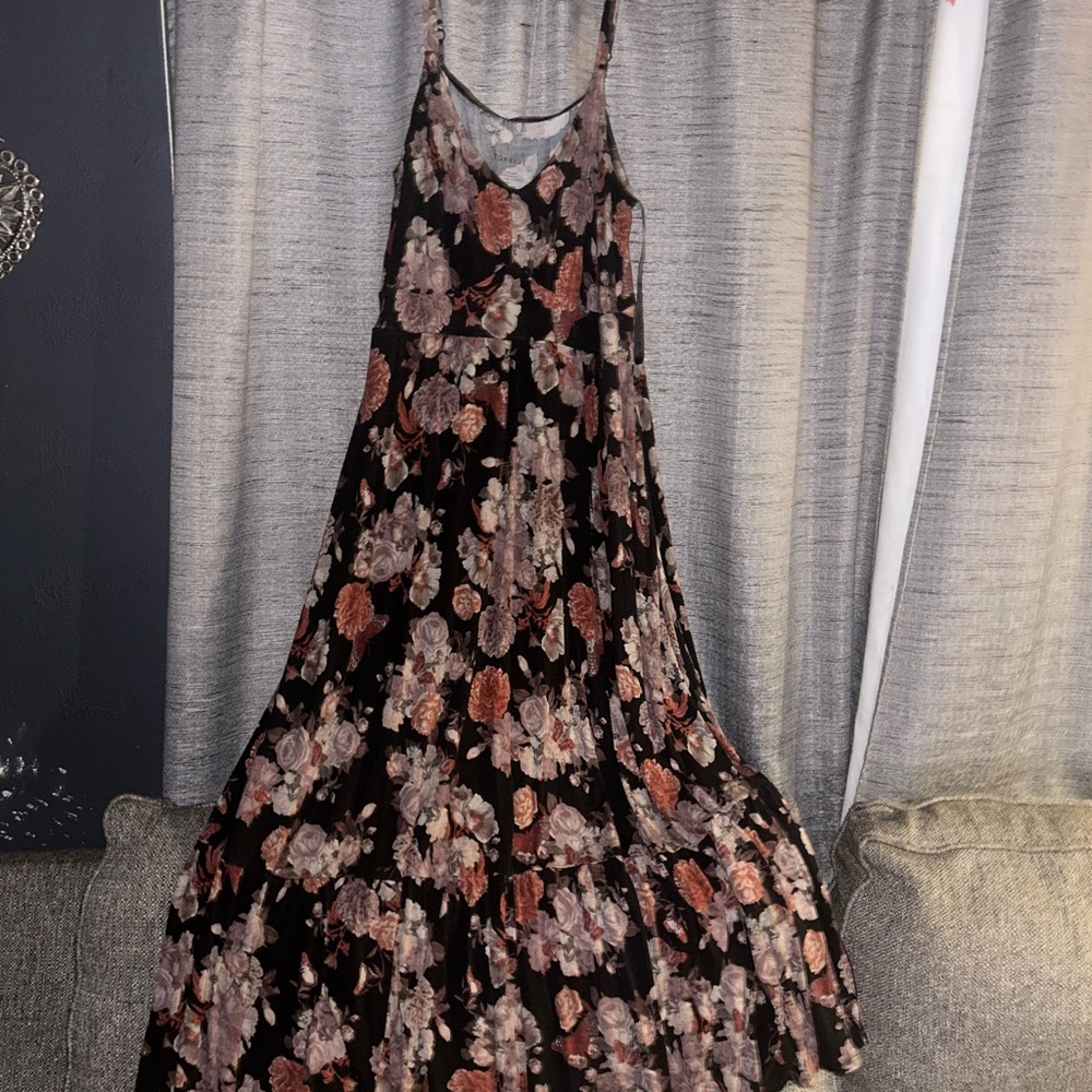 Torrid Floral Black maxi dress